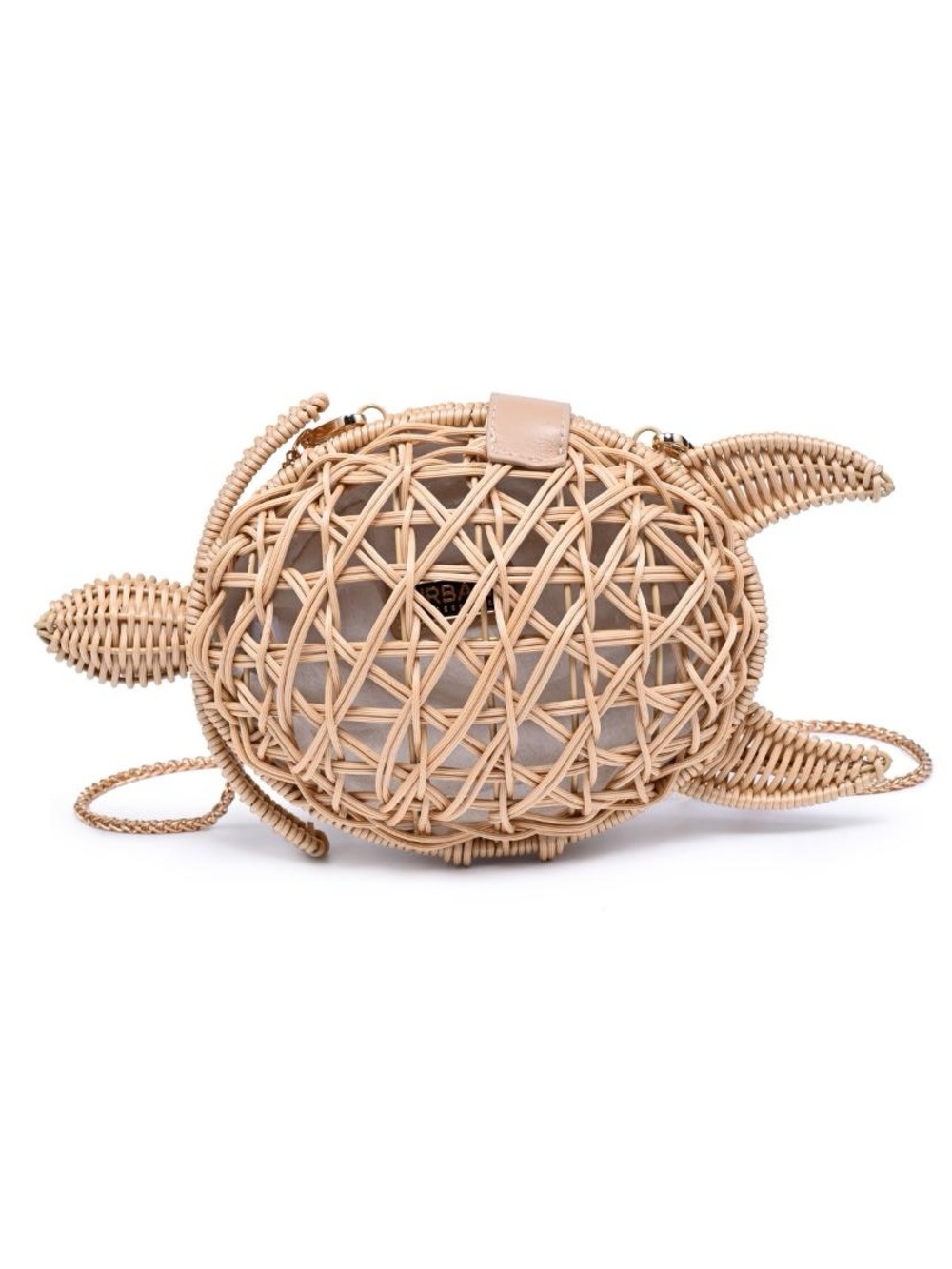Tommy Bahama Tortoise Tote is a rattan clutch